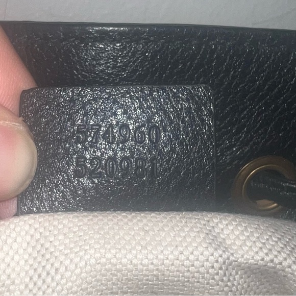 Gucci Ophidia Velvet Bucket Bag in Navy with Web 574960  3326879 - Picture 8 of 12